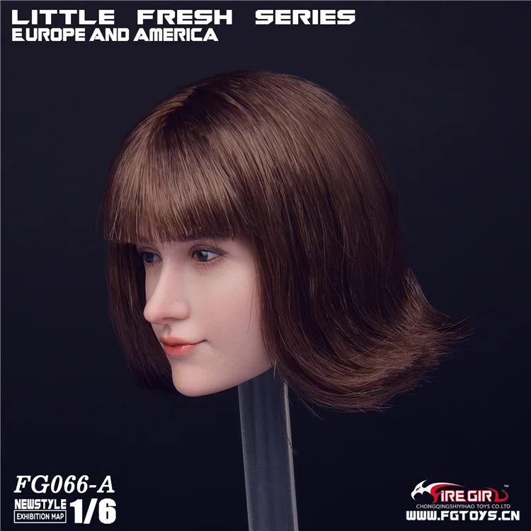 FireGirl игрушки FG066 1/6 в европейском и американском стиле; милая Красота головка Скульптура для детей возрастом от 12 дюймов Коллекционная Tbleague бледно-фигурка героя «сделай сам»
