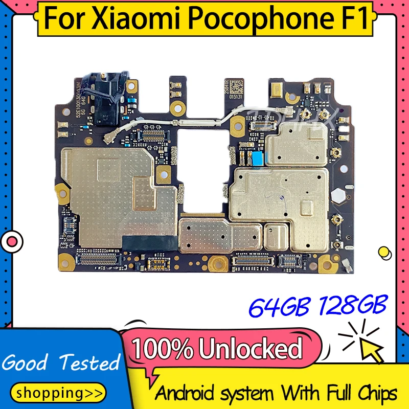 Замена материнской платы Xiaomi Pocophone F1 материнская плата с чипами логическая