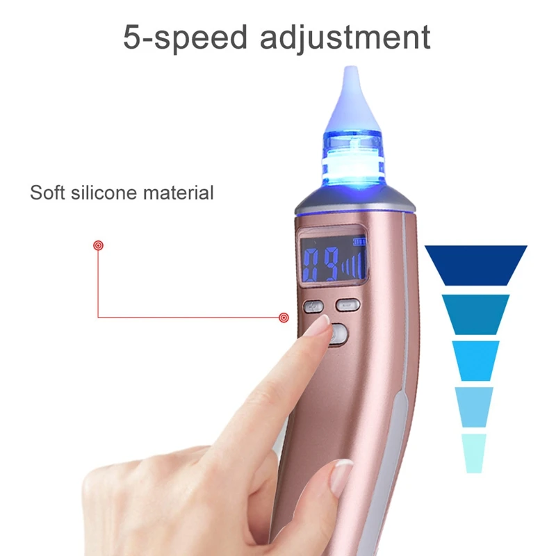 

Suction Blackhead Instrument Pore Cleaner Home Blackhead Acne Artifact Electric Microdermabrasion Beauty Instrument