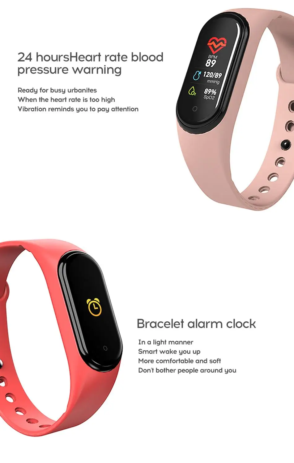  Cobrafly m4 smart band global version fitness bracelet measurement of pressure smartband m4 fitness - 4000297097349