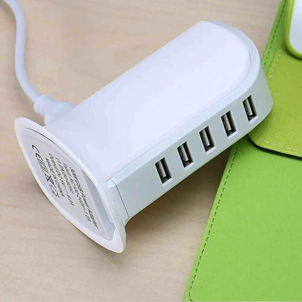 5 портов USB зарядное устройство 4A многопортовый разъем для зарядного устройства для концентратора адаптер питания Универсальный мобильный телефон Настольный настенный дом