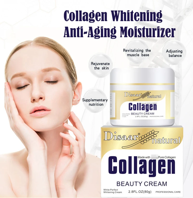 80ml Face Cream Collagen Cream Anti Wrinkle Anti Aging Dark Spot Remover For Face Serum Whitening Cream Face Creams Skin Care