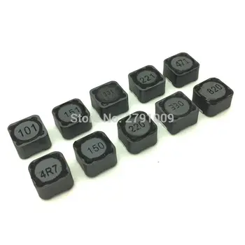 

10PCS CDRH127 CD127 CDRH127 10 /15/ 22 / 33 / 47 / 68 UH 12*12*7 SMD Power inductor 1mh 2R2 3R3 4R7 6R8 Chip Inductor 100UH 101