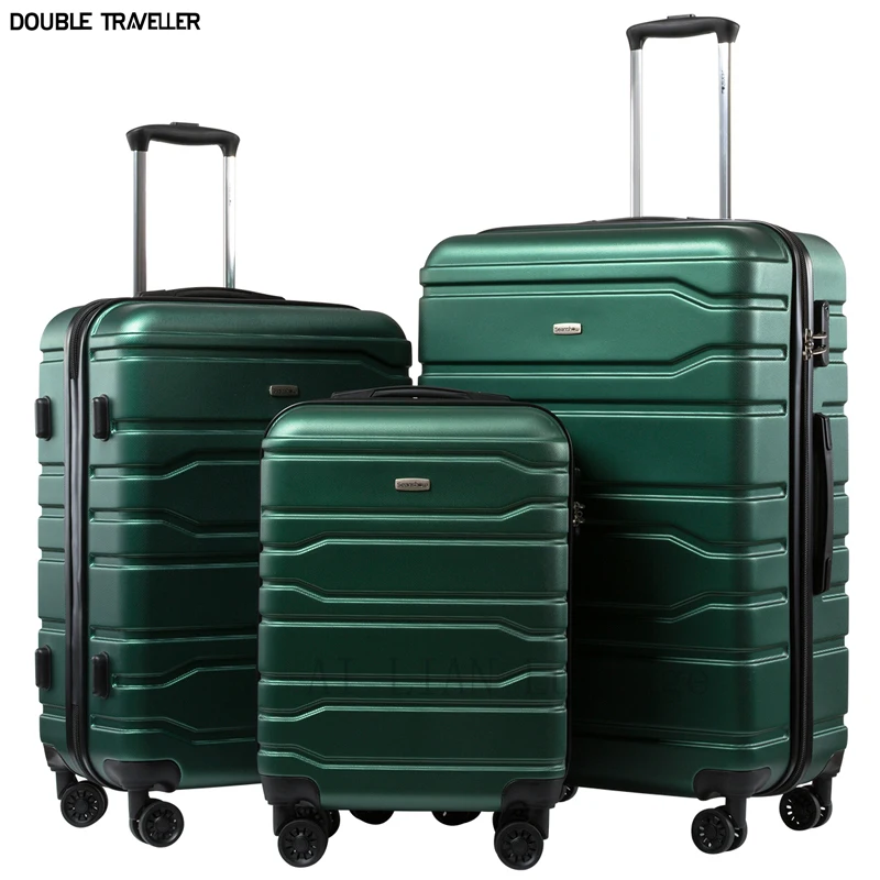 New 3PCS set 20''24/28 inch Rolling luggage set travel suitcase on