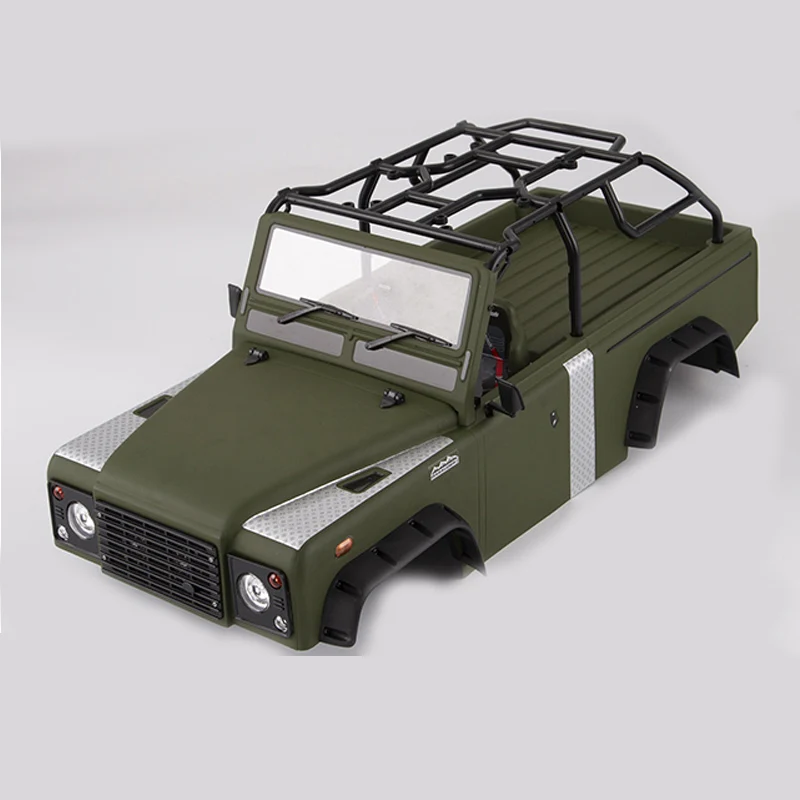 Killerbody 1:10 RC Гусеничный автомобильный ПК корпус Marauder II-подходит для осевого SCX10 и SCX10_ Chassis шасси - Цвет: Matte military green