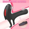 Vibrating Cock Ring Dual Penis Ring Premium Stretchy Cock Ring Longer Harder Stronger Erection Enhancing Sex Toys For Couples 1