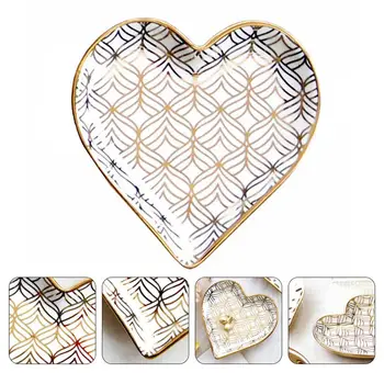 

Creative Ceramics Makeup Storage Tray Organizer Makeup Accessories Storage Tray Desktop Jewelry Container Tray For Home