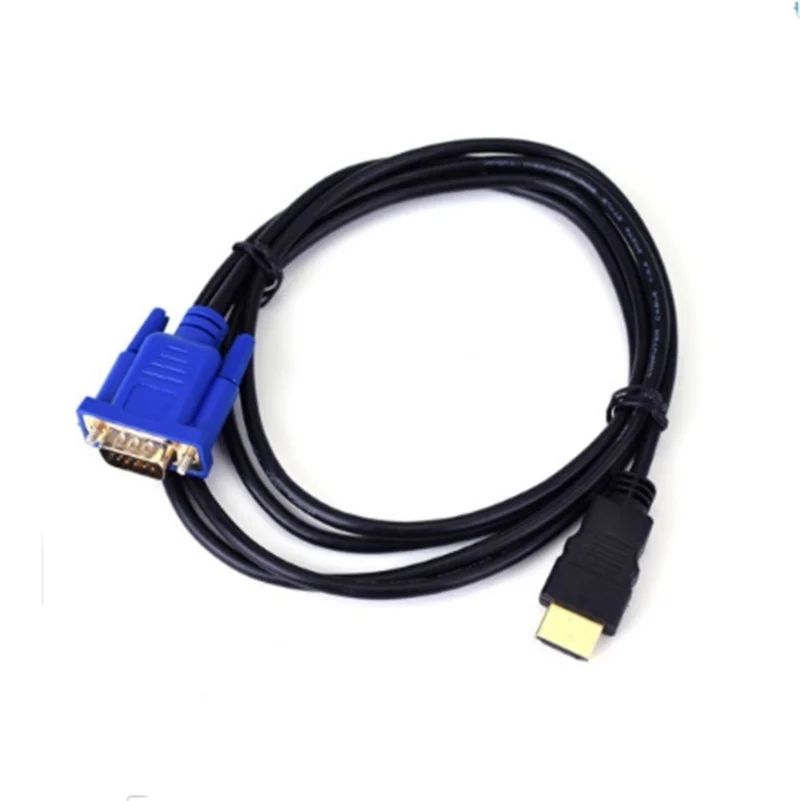 1,8 м HDMI мужчина к VGA Женский видео конвертер адаптер кабель для ПК DVD 1080P HDTV