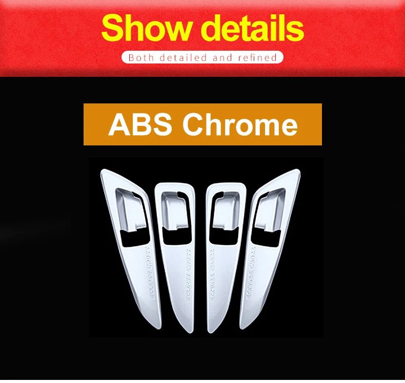 Для Mitsubishi Eclipse Cross Автомобильная внутренняя дверная ручка, крышка чаши, накладка, рамка, Формовочная рамка, украшение, объемный