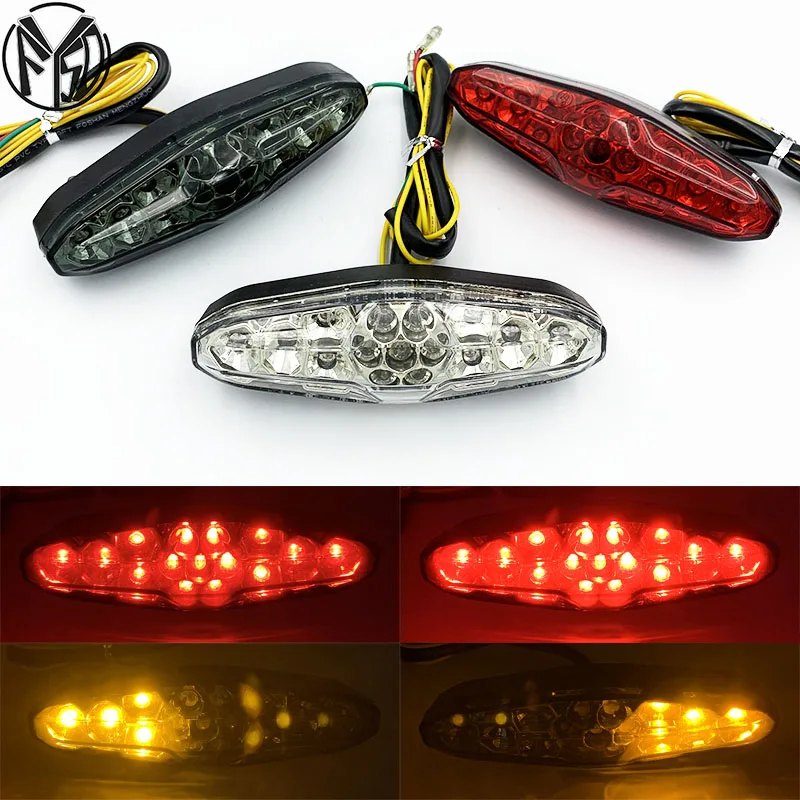 

Универсальный светодиодный задний фонарь, стоп-сигнал для Harley, Honda, Yamaha, Ducati, Suzuki, Kawasaki, BMW, ATV, велосипедов, скутеров, мотоциклов