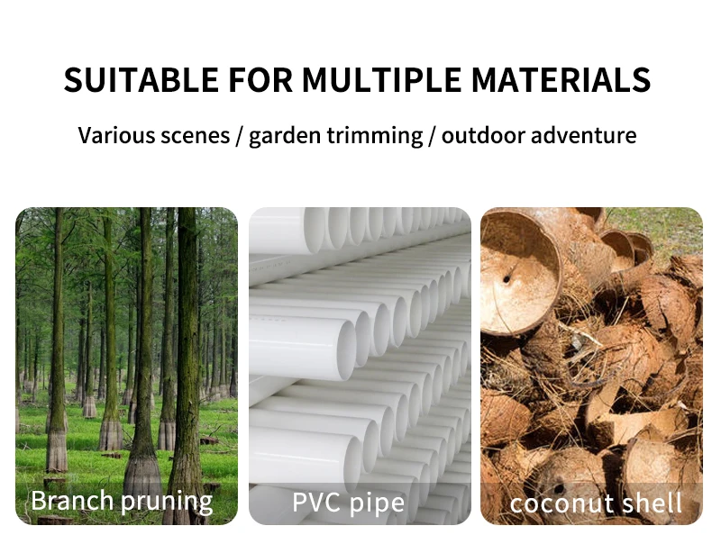 Brand Hand Fold Saw Woodworking Cutting Tools TPR Handle Collapsible Sharp SK5 Steel U-Shaped Turbine Saw