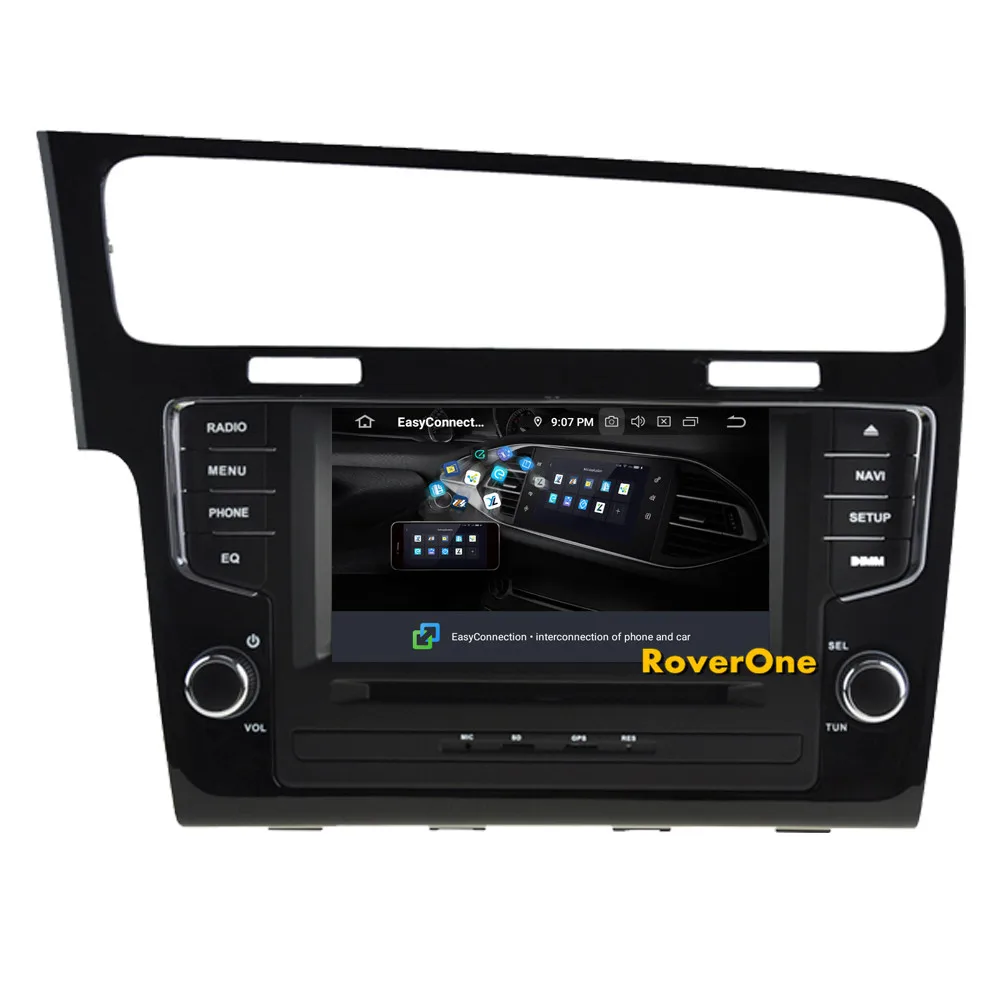 RoverOne для VW Golf 7 MK7 Android 9,0 Восьмиядерный автомобильные аксессуары DVD Golf 7 MIB радиоприемник стерео gps навигация PhoneLink