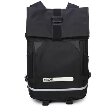 

Big Backpack Glowing Roll Bag Backpack Trend Large Capacity Travel Backpack Tide Brand Men's Student Bag