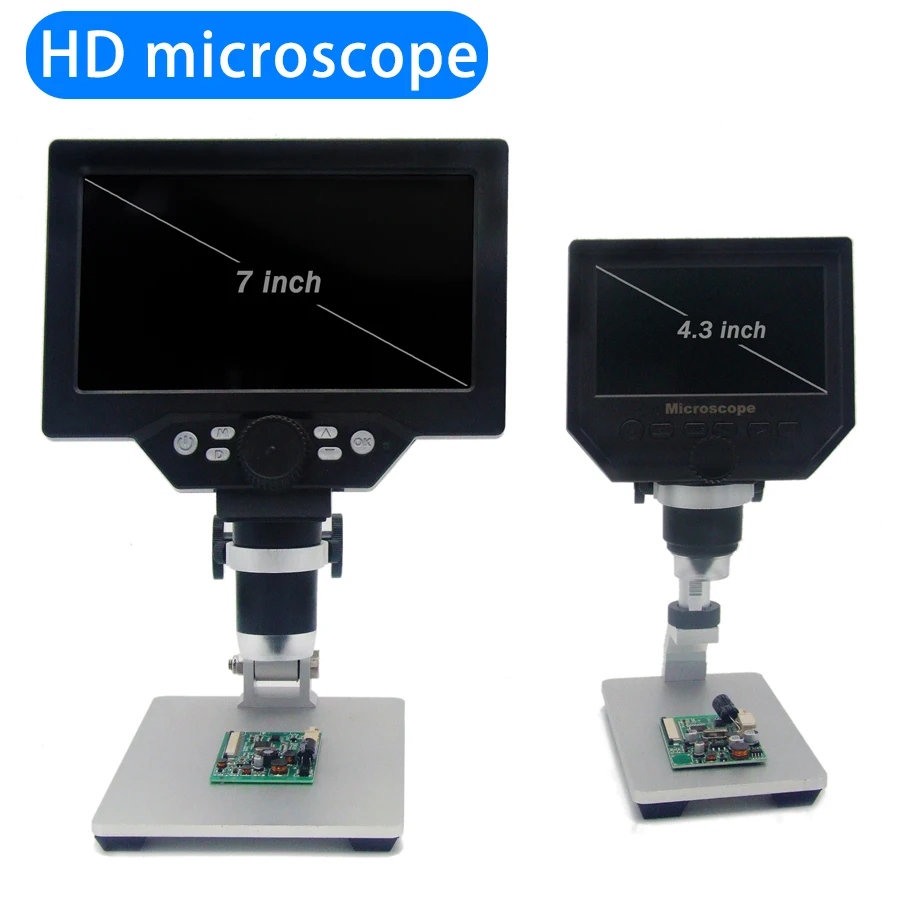 600X цифровой микроскоп Мобильный телефон обслуживание микроскоп электронный микроскоп видео микроскоп Лупа с Al-alloy stent