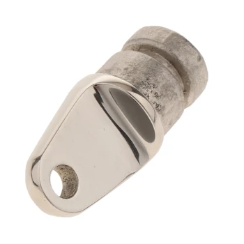 

MARINE Polish Stainless Steel Boat Bimini Top inside Eye End Rounded Hardware