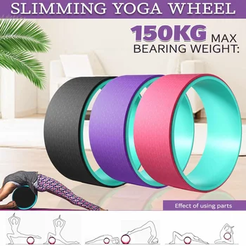 

Yoga Wheel 13" for Stretching Strongest & Most Comfortable Yoga Prop Wheel,Comfortable Support for Yoga Poses Backbends