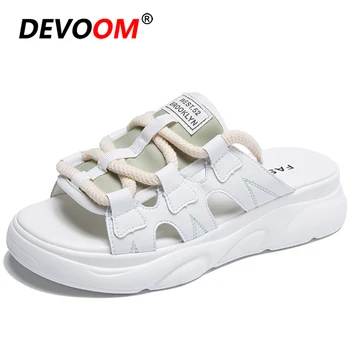 

2020 Summer Fashion Platform Slippers Flat Sandals Women Flip Flops House Beach Ladies Shoes Woman Slippers Soft Slides Women 40