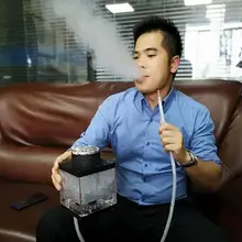 Новинка, акриловая трубка для кальяна, набор, кальян, силиконовая чаша, шланг, весна, уголь, щипцы, Chicha Narguile, аксессуары