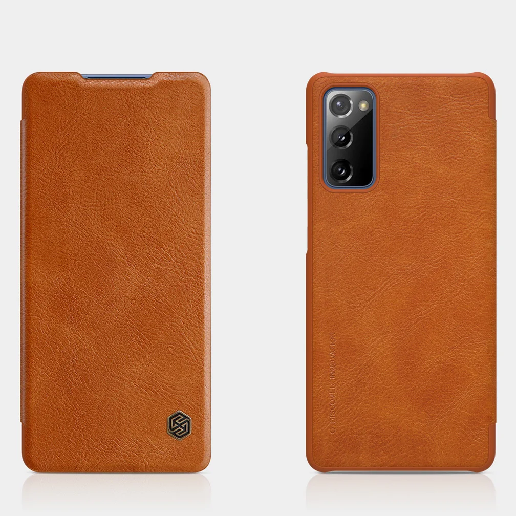 For Samsung Galaxy S20 FE case Nillkin Qin PU Luxury Flip leather back cover wallet case For Samsung S20 Fan Edition 5G