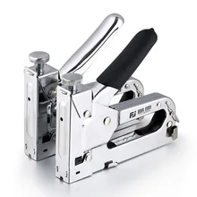 Ручной пистолет для ногтей, крепкий тройной инструмент, лошадь, развлечение для фиксации u-образной формы, пистолет для ногтей, Т-образная u-образная пневматическая полоска для захвата ногтей, Деревообработка