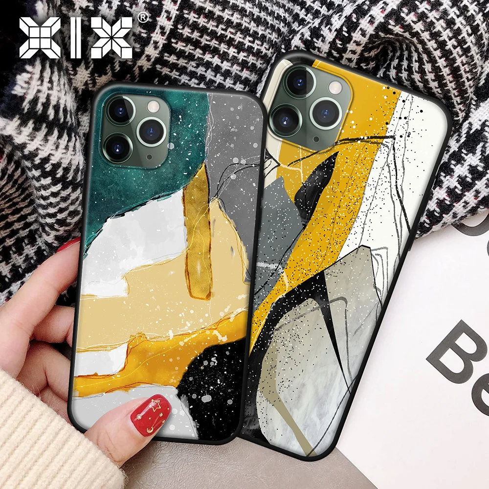 Мягкий Черный силиконовый чехол для iPhone 12 Pro Max X XS XR SE 2020 7 8 Plus | Мобильные телефоны
