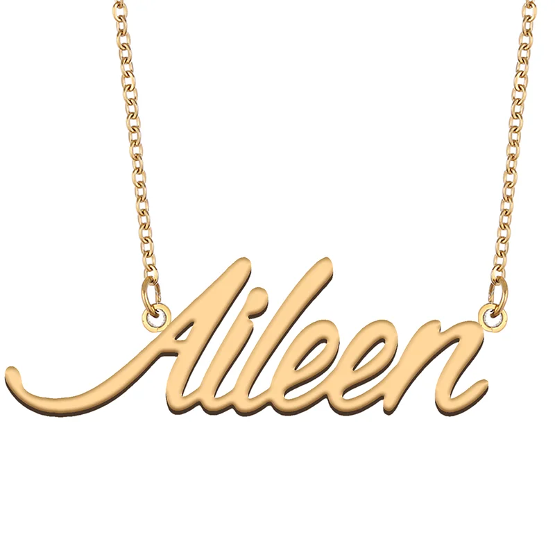 

Necklace with Name Aileen for His Her Family Member Best Friend Birthday Gifts on Christmas Mother Day Valentine's Day