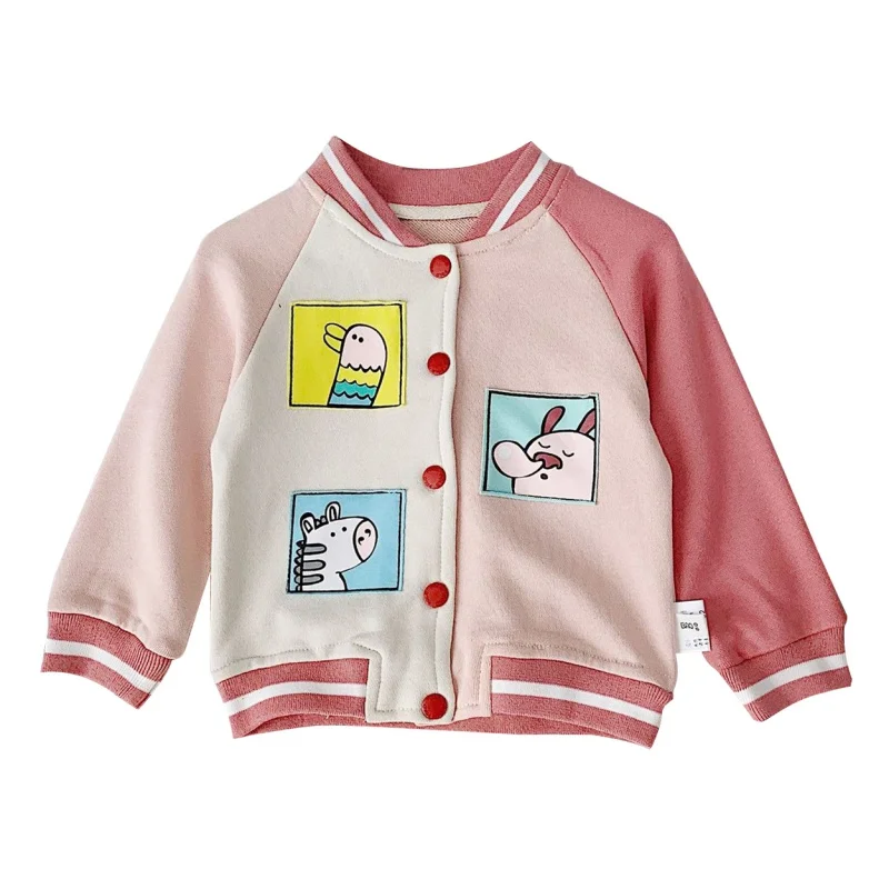 

Autumn Toddler Baby Girl Boy Outerwear Cartoon Print Casual Sweatshirt Kids Outfits Tops Children Warm Top