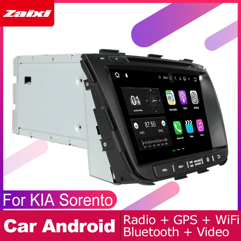 Clearance ZaiXi For KIA Sorento 2013~2014 Car Android Multimedia System 2 DIN Auto DVD Player GPS Navi Navigation Radio Audio WiFi 1