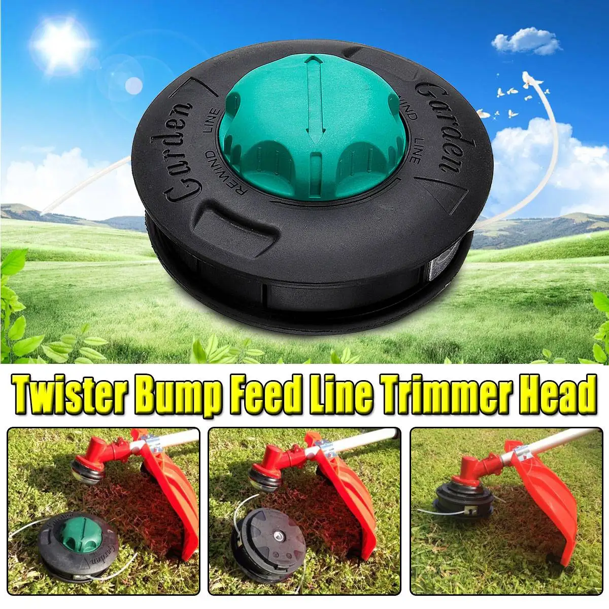 Universal M10 Nylon Brush Mower Bump Spool Grass Trimmer Lines Cutter Head Thread Line String Saw Grass Brush Mower