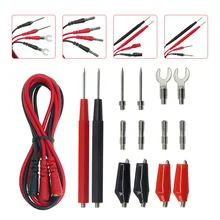 

15Pcs Universal Digital Multimeter Probe Test Leads Multi Meter Needle Tip Tester Lead Probe Wire Pen Cable Multimeter Feelers