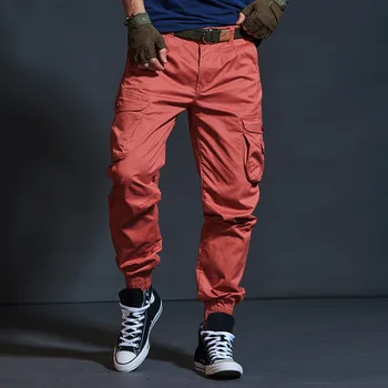 

Men Spring Sports Multi-pocket Camouflage Overalls Pencil Pants Male Outdoor Hiking Climbing Training Military Tactical Trousers