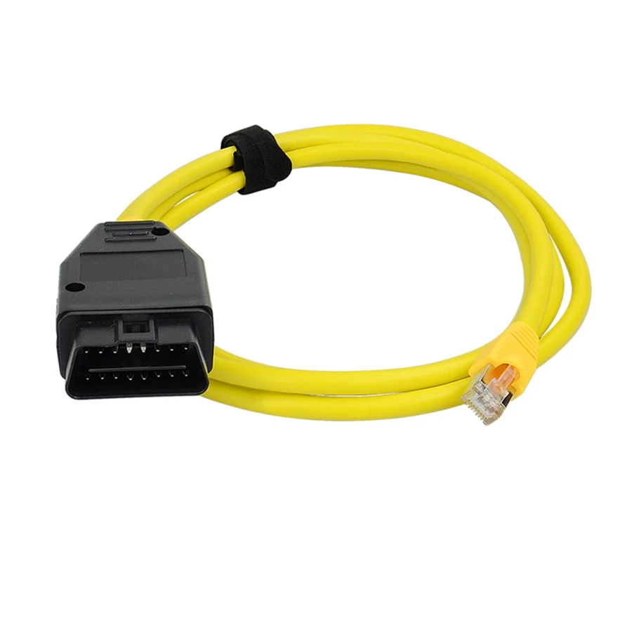 BMW OBD2 To Enet Cable V2-J1962 A To RJ45 Ethernet Adapter