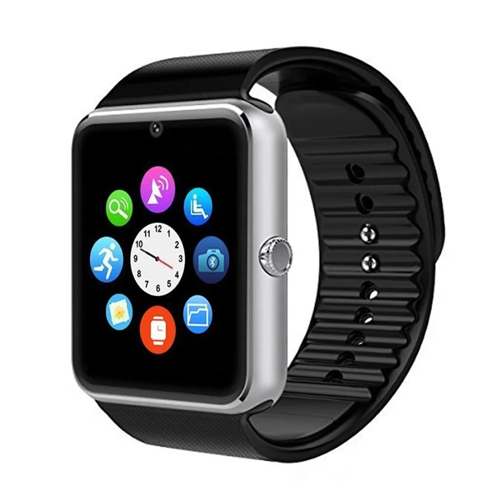 Bluetooth Смарт-часы спортивные Шагомер с сим-камерой Smartwatch для Android смартфона для huawei Xiaomi Смарт-часы