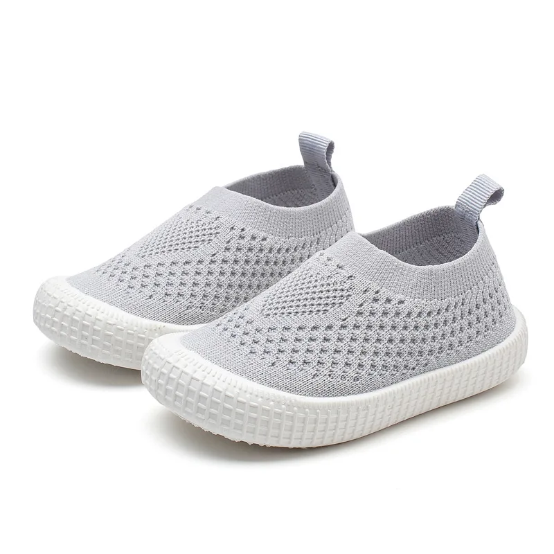 Children Casual Shoes Kids Sneakers Candy Soft Stretch Fabric Breathable Slip-on Sports For Boys Girls Fashion Hot 2022 | Детская одежда