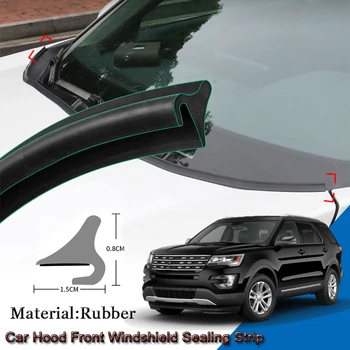 

DIY Car Seal Strip Windshied Spoiler Filler Protect Edge Weatherstrip Strips Sticker Car Accessories For Ford Explorer 2013-2021