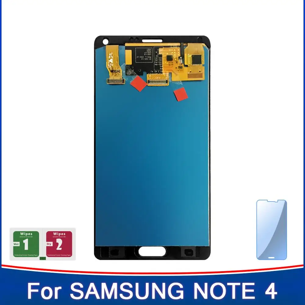 

100% Tested Working TFT Display For Samsung Galaxy Note 4 N910 N910A N910F LCD Touch Screen Sensor Panel Replacement Parts