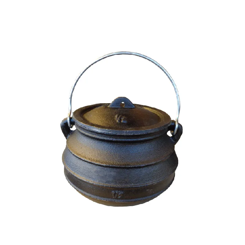 1/2 л Южная Африка # чугунная кастрюля Potjet подвесная для тушения с крышкой кемпинга