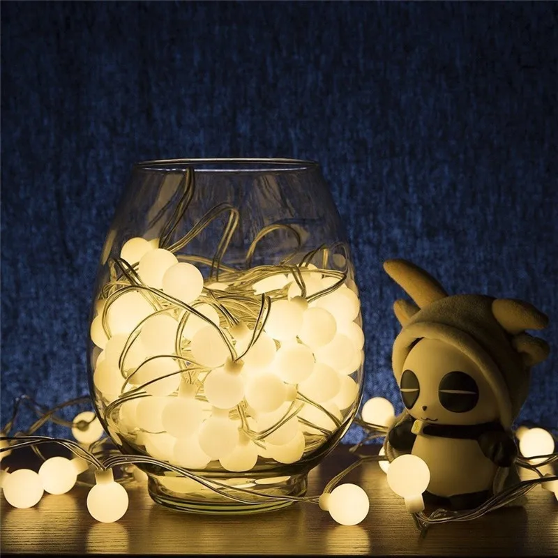 5m 50 LED Fairy Light Christmas Outdoor String Lights Garland Waterproof Wedding Party Tree Holiday 220V EU Home Decoration Lamp