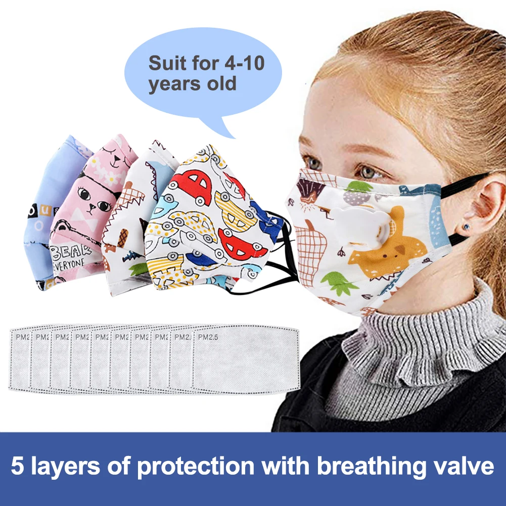 

PM2.5 Boy Girl Cotton Kid Smoke Mask Children's Mouth Mask Face Mask Pollution Mask Filter Mask and Filters New