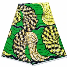 Горячая Распродажа 6 ярдов Анкара ткань Африканский настоящий воск принт гарантия настоящий голландский воск ткань хлопок ткань швейный материал