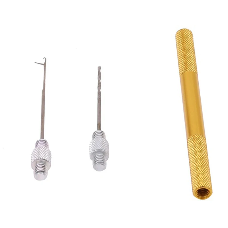 Description Picture 4 of item3-in-1 Carp Fishing Rigging Bait Needle Boilies Drill Stringer Pellet Splicing Puller Loading Accessories Kit Fish Tools Set