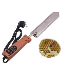 1 шт., электрический нож для резки меда, контролируемый температурный 220 В, пчелиный улей, скребок для меда, с европейской вилкой, принадлежности для пчеловодства