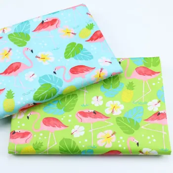 

160cm*50cm Flamingo baby kids Cotton Fabric Printed Cloth Sewing Quilting bedding apparel dress diy patchwork fabric