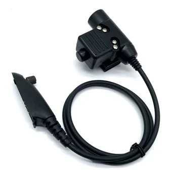 

Regular Z Tactical U94 Headset U-94/A PTT Cable Plug Adapter for Motorola GP140 GP320 GP328 GP338 GP340 Radio Walkie Talkie