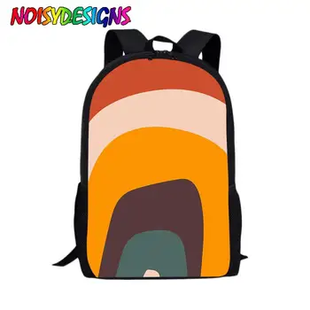 

NOISYDESIGNS Geometric Graffiti Backpack For Teenagers Kids Girls Children Student School Bags Laptop Backpack Shoulder Bag