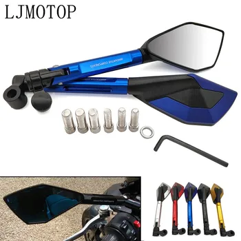 

Universal CNC Aluminum Motorcycle Handlebar Rear View Mirrors For Suzuki DJEBEL Yamaha XMAX 125 250 400 XMAX300 VMAX 1700 1200