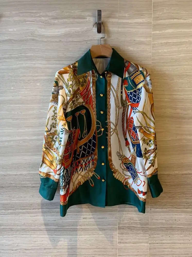 AH11363, модные женские блузки и рубашки,, Подиумные, Роскошные, известный бренд, Европейский дизайн, вечерние, стильная женская одежда