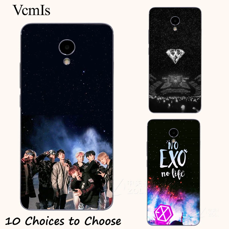 

EXO k-pop collage silicone Painting Case For meizu M5 M6 Note M5s M5c M6s E2 E3 15 Lite Pro 7 Plus Mobile Phone Printed Cover