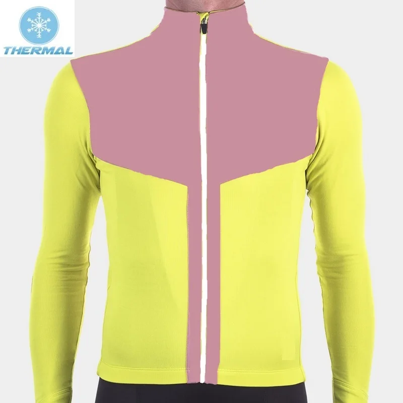 Ropa de bicicleta de invierno Зимняя Теплая Флисовая велосипедная Джерси с длинным рукавом Одежда для велоспорта maglia de bicicleta polar