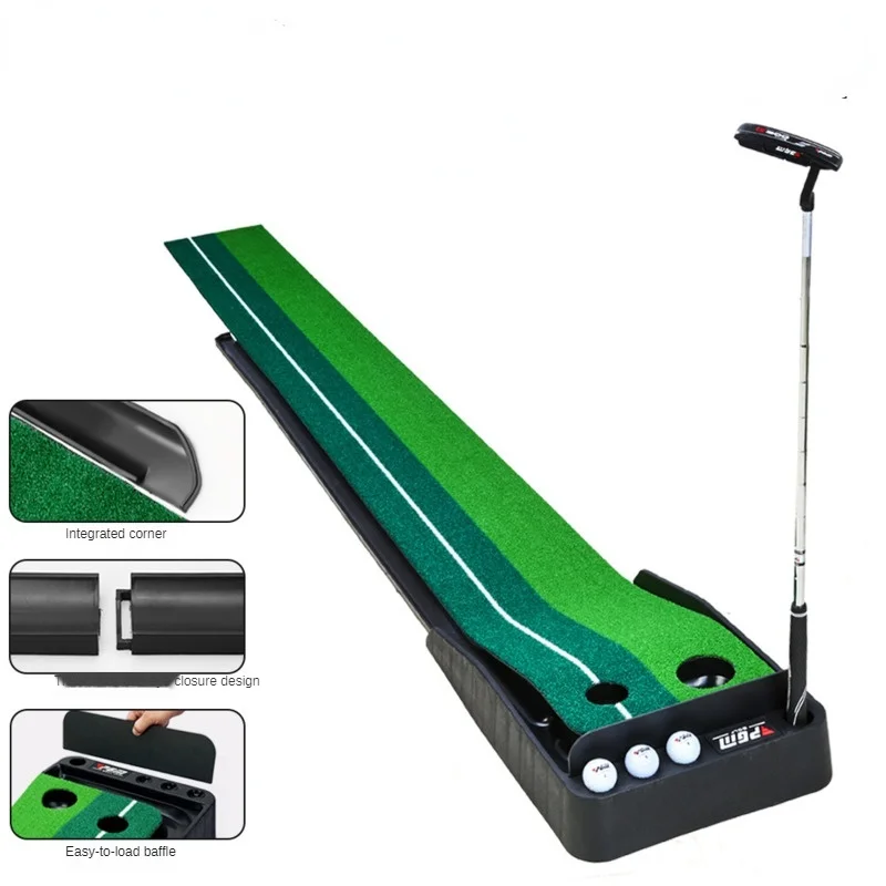 Golf Putting Practice Mat Grass Lawn Pads Outdoor Indoor Putting Golf Pad Trainer Aid Equipment